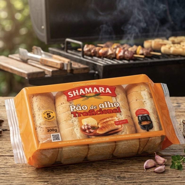 Pão de alho Shamara